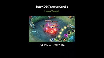 Ruby DD infamous Lunox Combo #mobilelegends #mlbb #tutorial #lunox #philippines #mlbbidcreator