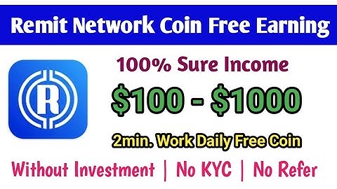 Remint Network Coin Free Earning full details Don