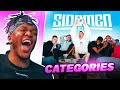 SIDEMEN CATEGORIES