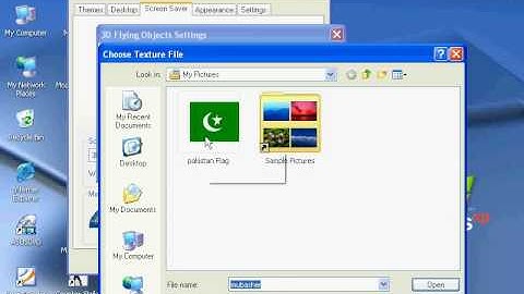 screen saver flying object.avi