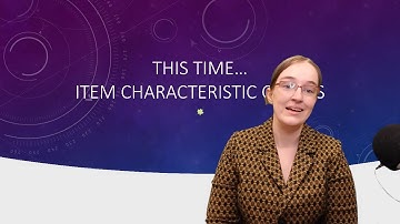 Item Characteristic Curves (10.06)