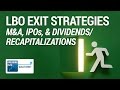 LBO Exit Strategies: M&A, IPOs, and Dividends / Recapitalizations