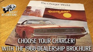 The 1968 Dodge Charger Dealership Brochure - A Buyer's Guide To A Gorgeous New Dodge For '68