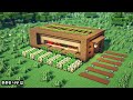 ⚒️Minecraft : How To Build a Sturdy Survival Wooden House - 마인크래프트 강좌 : 튼튼한 야생 나무 집 만들기