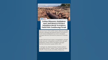 Zulkifli Hasan Dikecam Dituduh Penyebab Banjir Sumatera, Politisi PAN Marah: Tuduhan Tak Berdasar