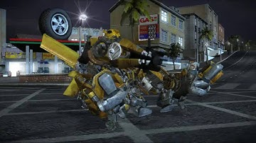 Transformers The Game-Drone vs Bumblebee