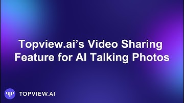 Topview’s New Talking Photo Sharing Feature: Effortlessly Share and Spread Your Moments!