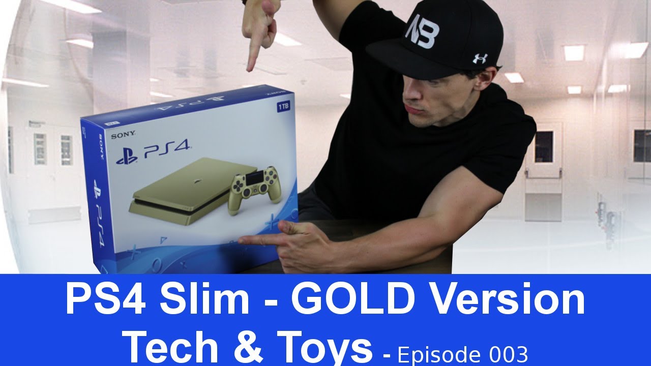 Playstation Slim – NEW GOLD PS4 Slim 1TB – Unboxing – Should I go pro?