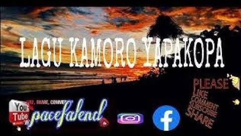 #lagu  seka kamoro yapakopa (mbj)