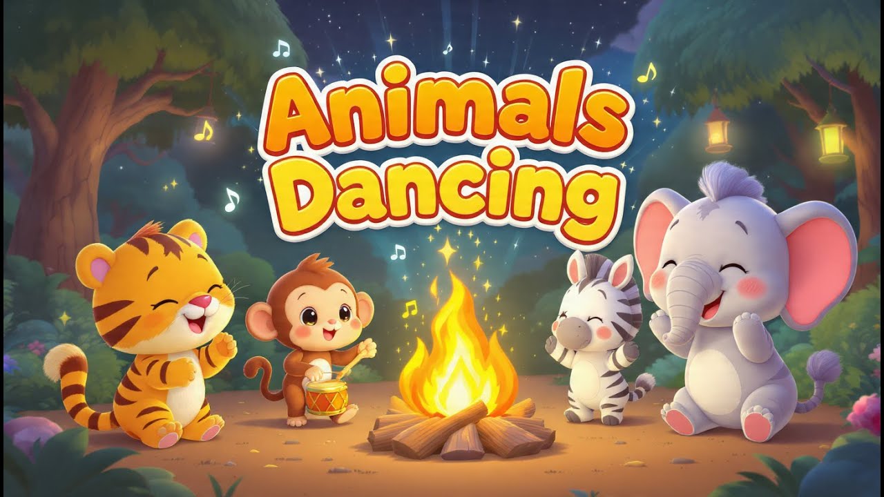 Happy Animals Dance Show | 3D Cute Cartoon | Funny Dancing Animals
