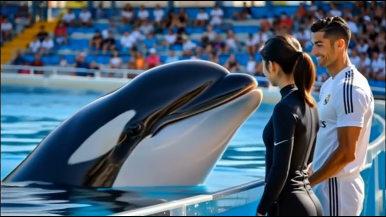 Jessica Radcliffe Dolphin attack! Cristiano Ronaldo saved here! 🐬 