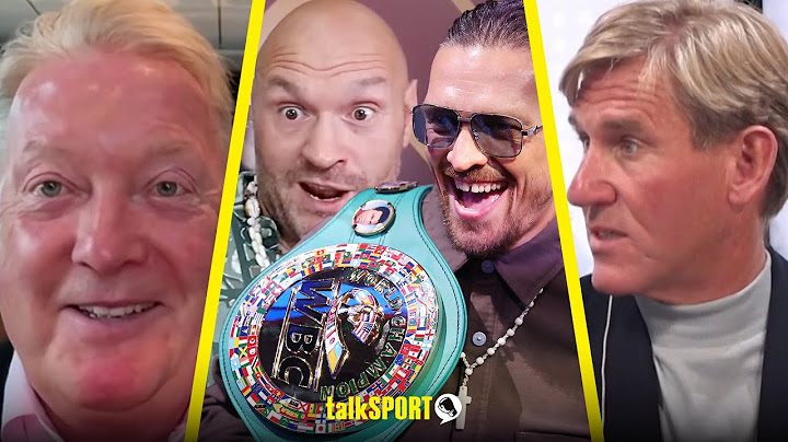 "Agreement made!" Frank Warren amusingly REACTS to Tyson Fury return & Usyk claim with Simon Jordan