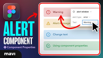 Create an Alert Window Using Component Properties (Figma Tutorial)