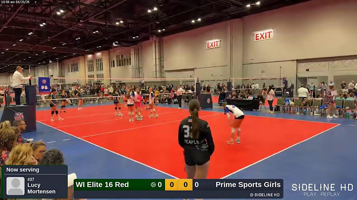 WI Elite 16 Red @ Prime Sports Girls (2025.06.23)