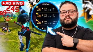 FREE FIRE AO VIVO - JOGANDO COM INSCRITOS ! DESAFIANTE BR RANK NO MOBILA? TOP BRASIL DE AK🥶 #5k