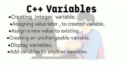 C++ Variables ||Creating variable||Assign to existing||overwrite value||unchangeable var|| const ||