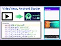 How to add video in android app, VideoView Android Studio