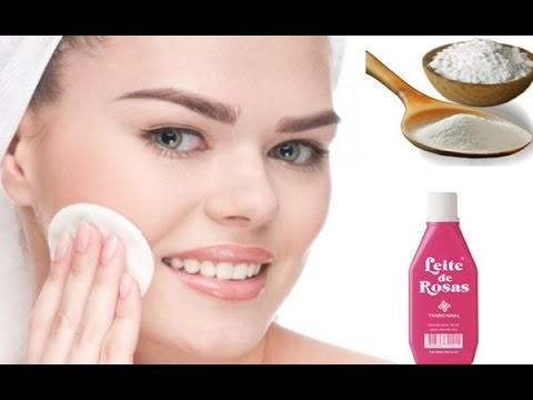 COMO CLAREAR MANCHAS NO ROSTO COM BICARBONATO DE SODIO E LEITE DE ROSAS