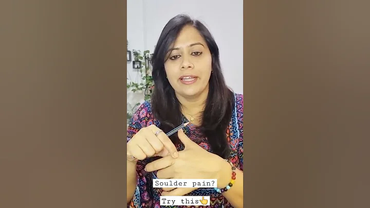 This Pencil can give relief in shoulder pain instantly | Acupressure for shoulder pain-Twist Therapy - DayDayNews