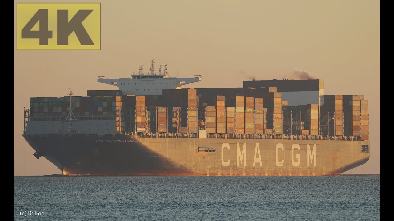 CMA CGM LOUIS BLERIOT Shipspotting Germany IMO 9776432 River cma-cgm-louis-bleriot-shipspotting-germany-imo-9776432-river
