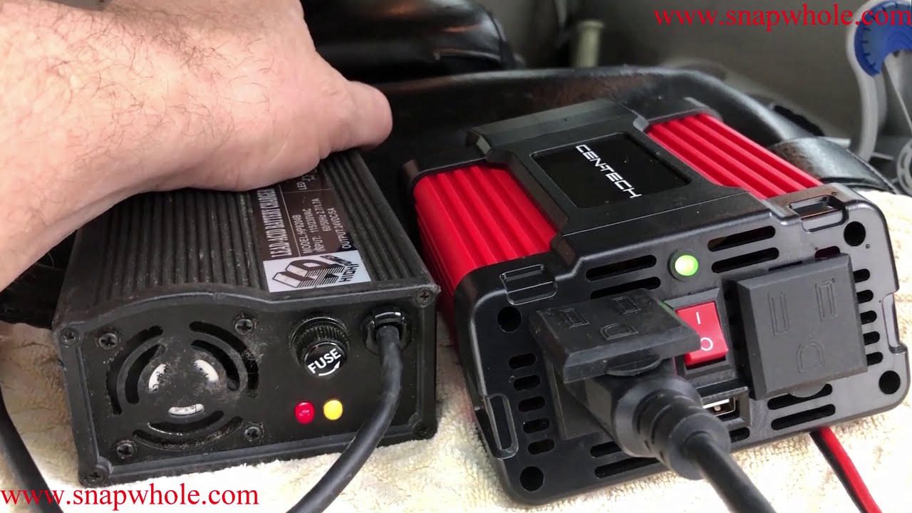 Harbor Freight 400 Watt Inverter Review and Installation YouTube