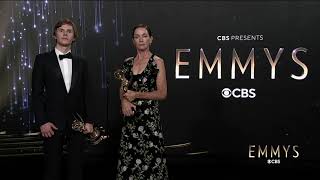 Emmys 2021 - Evan Peters and Julianne Nicholson Backstage | Screenslam