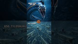 "Drown viper vs 1000 sea predators, ultimate Ocean batlle, mosasaur,meg,etc,#ai #shorts#sea