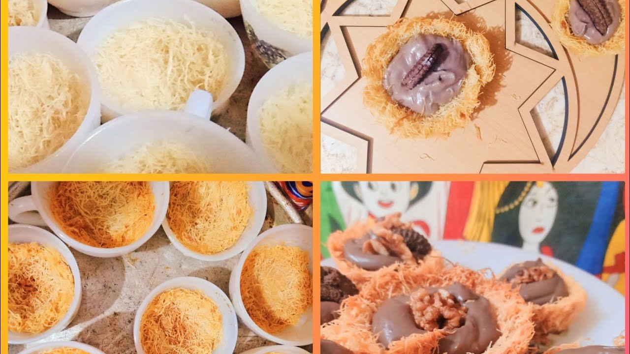 #كب_كنافه_بحشوه_كريمه_الاوريو#عملت  كنافه كب من غير قالب وكمان بحشوه جديده خالص حشوه الاوريو 🧁🍫