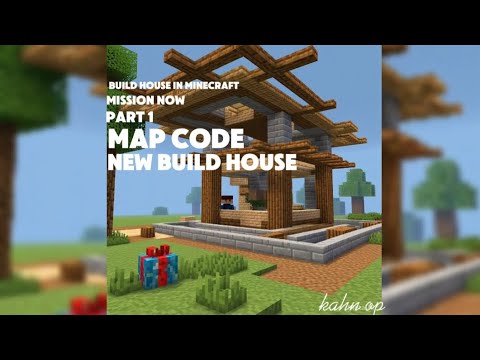 How to Build house in minecraft|mission part.1|map code New build house ...
