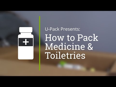 How to Pack Medicines & Toiletries