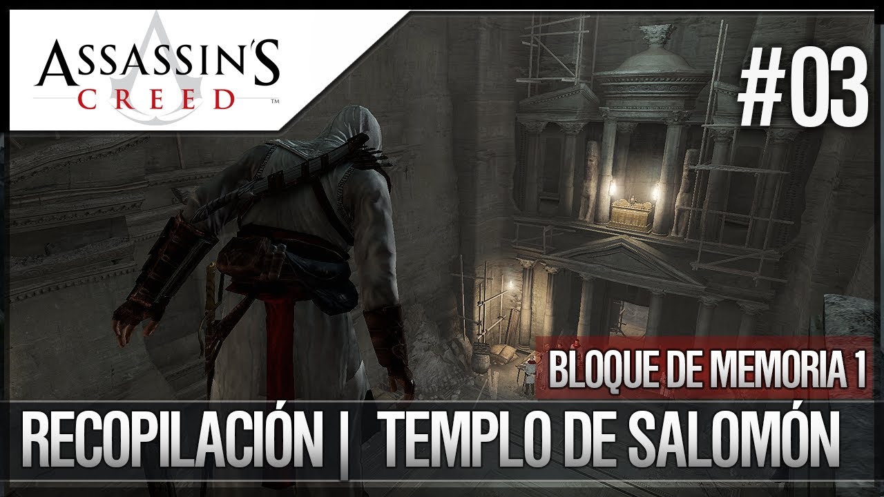 asesinos internacionales Assassin's Creed | Walkthrough Español | Bloque de Memoria 1 | Recopilación | Templo de Salomón