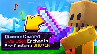 Minecraft, But there are Custom Enchantments...