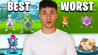 The Best VS Worst Pokémon in Pokémon GO!