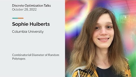 Sophie Huiberts - Combinatorial Diameter of Random Polytopes