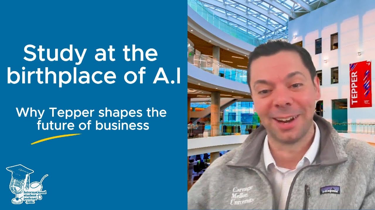 Steven R Tepper Inside Tepper School of Business for international students - YouTube