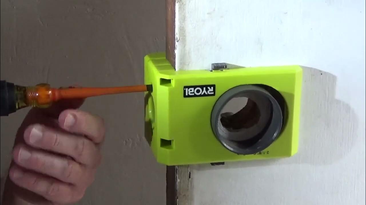 How to Make a Door Knob Hole Bigger YouTube