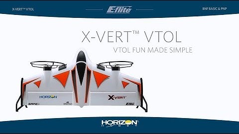 E-flite X-VERT™ VTOL RTF and BNF Basic