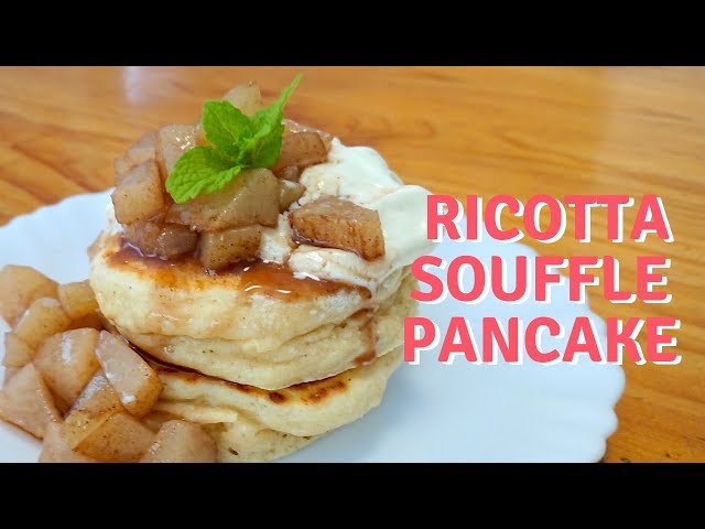 How to make Ricotta Soufflé Pancake perfect for Fall / Recipe  スパイスたっぷり　スフレパンケーキの作り方　レシピ