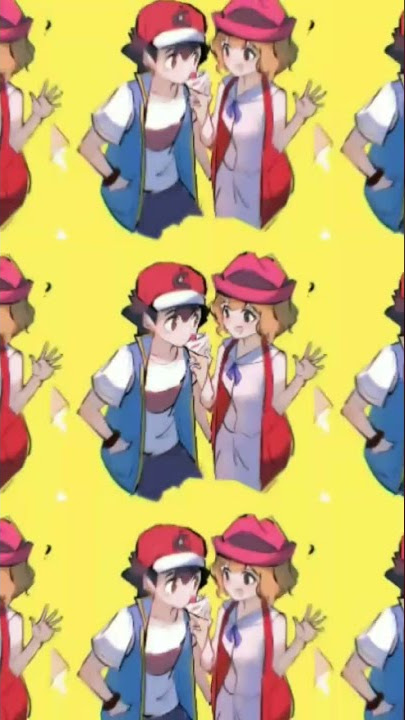 Anime Couple ❤️ || AshXSerena req by @animatorbandaomkar584 #anime #shorts #fyp #animecouple #pokemon