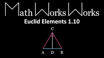 Euclid Elements -- Proposition 1.10