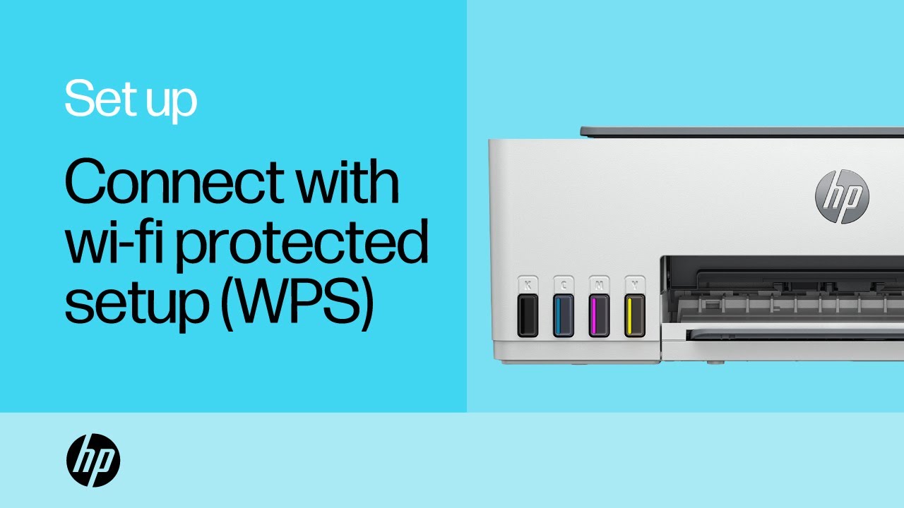 How to connect an HP printer to a wireless network using Wi-Fi Protected Setup