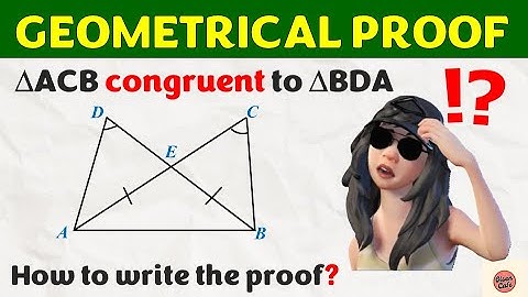 How to Write Triangle Congruence Proof ✍️ | Step-by-Step Geometry Guide