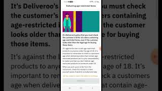 Deliveroo forcing riders to watch 'age restricted' video! by Cardiff Courier GIGS 159 views 1 year ago 3 minutes, 15 seconds