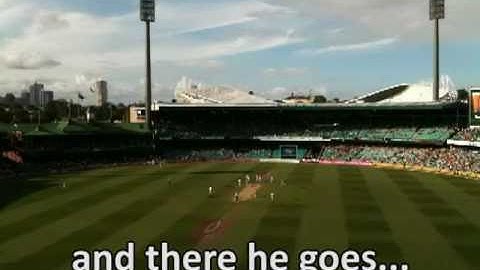 that mitchell johnson his bowling is shite. sydney 5th ashes test