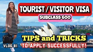 Tourist or Visitor Visa to Australia Subclass 600