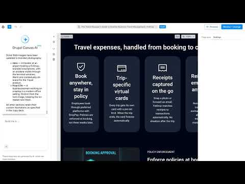 Drupal Canvas page building with AI - DrupalCon Chicago 2026