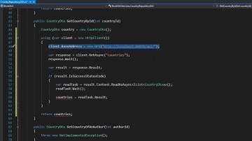Consume Web API in ASP.Net Core MVC: Get Country By Id 21/40
