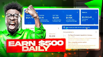 Earn $500 Daily with Google AdSense – AdSense Loading Method 2025!