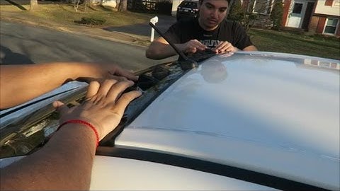 How to install a vortex generator on a lancer evolution