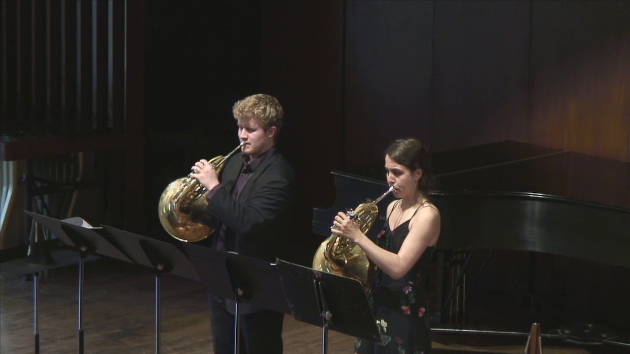 French Horn Concert duo No 3 '' Laloukhan'' Petros Shoujounian YouTube